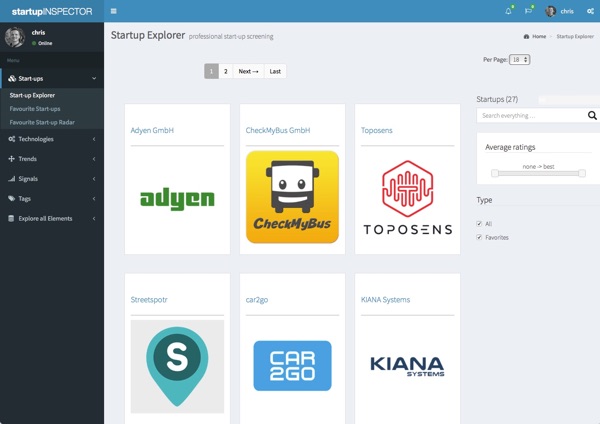 Startup Inspector